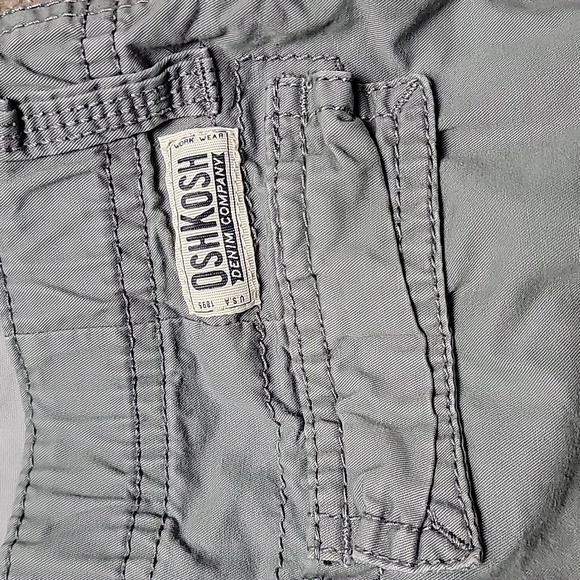 Oshkosh Bgosh Boys Cotton Gray Cargo Shorts Size 7 / 8 Bundle 2 Pair - Picture 6 of 11